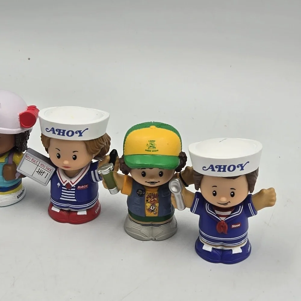 Little People Stranger Things Scoops Ahoy Set Robin & Steve Collector Figures